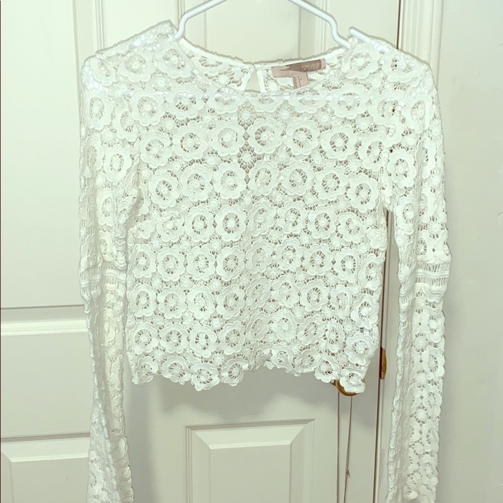 FOREVER21 Crochet Top